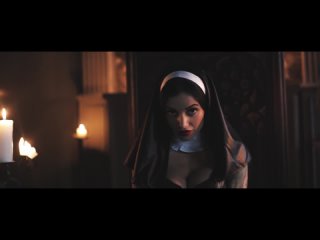 anya sladkaya - a devilish nun with a luscious tongue (erotica, sex, beautiful girl, vulgar model, striptease)
